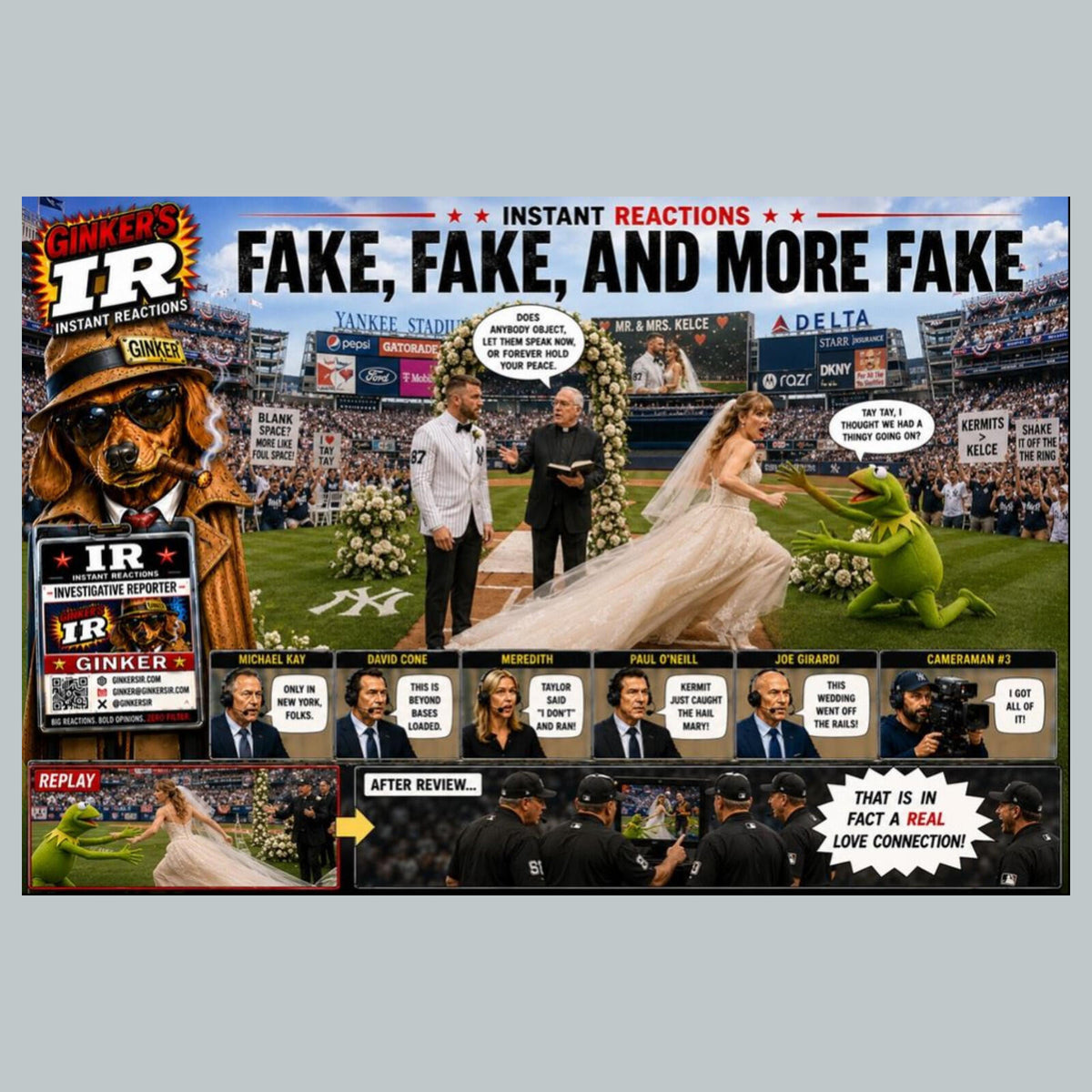 2791 Fake, Fake, And More Fake Ginker’s Instant Reactions 8X10 Print