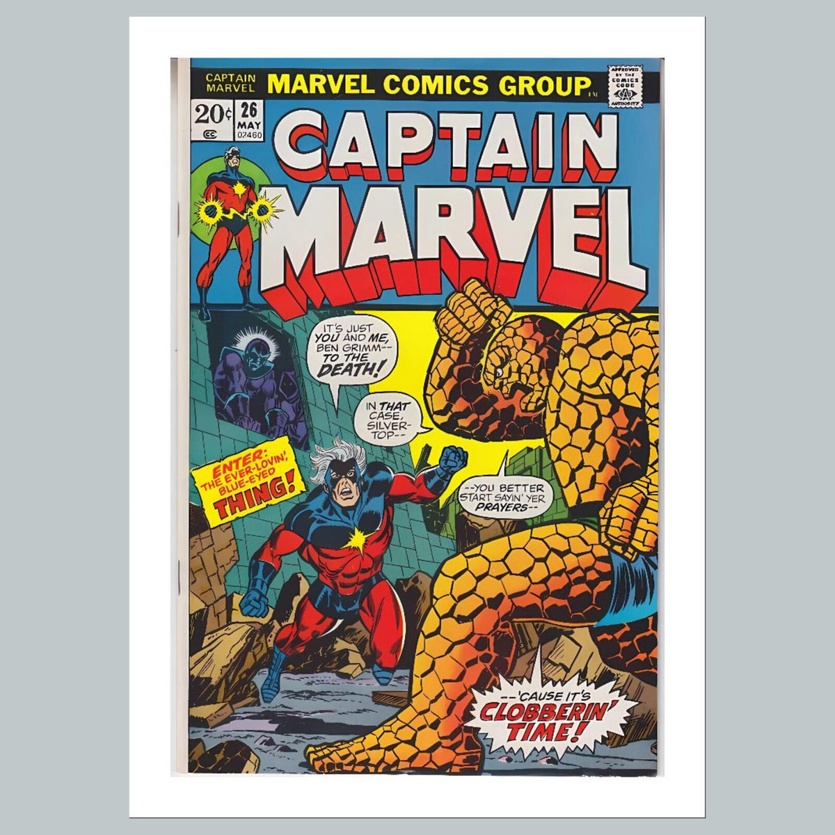 1923 Captain Marvel 8x10 Glossy Photo Comic Book Cover Fast-Secure Shipping