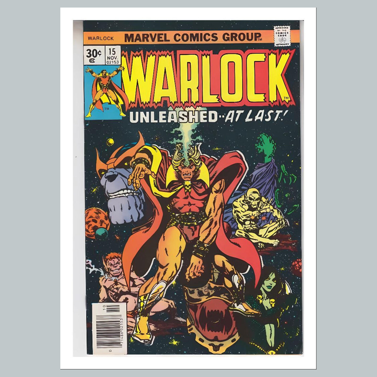 2283 Warlock 8x10 Glossy Photo Comic Book Cover Fast-Secure Shipping