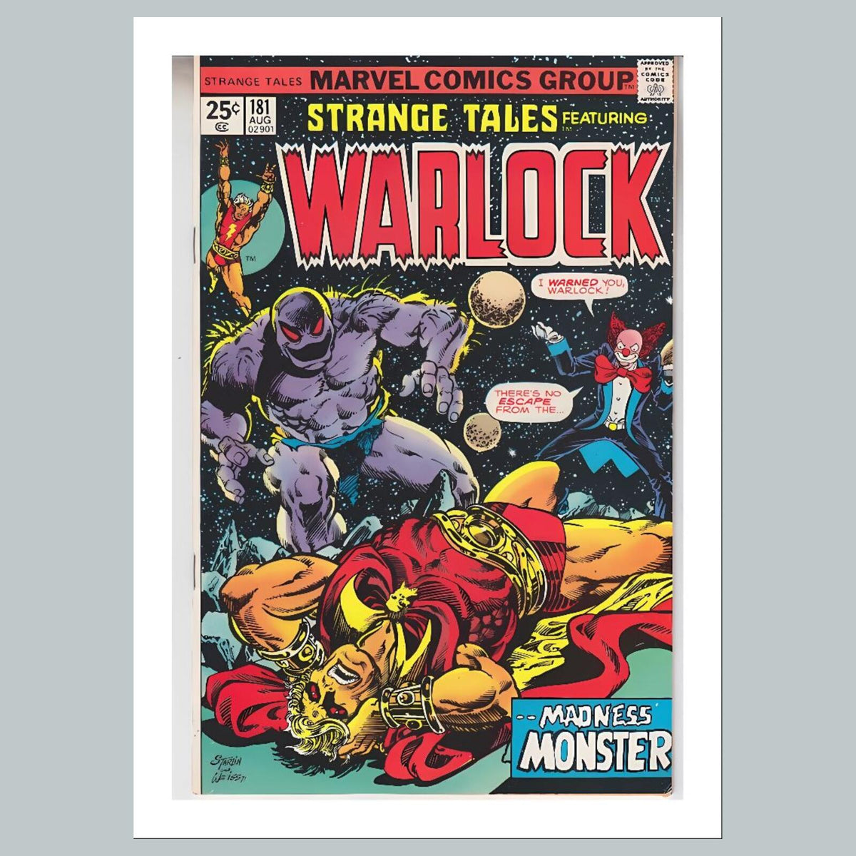 2556 Strange Tales 8x10 Glossy Photo Comic Book CoverFast-Secure Shipping
