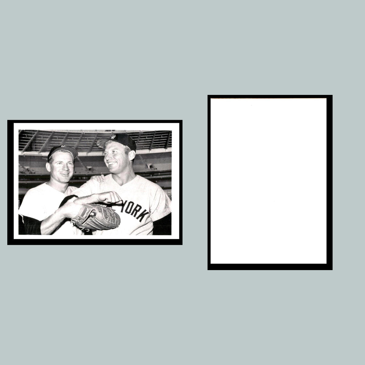 0064 P -8X10 Mickey Mantle and Whitey Ford Glossy Photo Fast Shipping BBL
