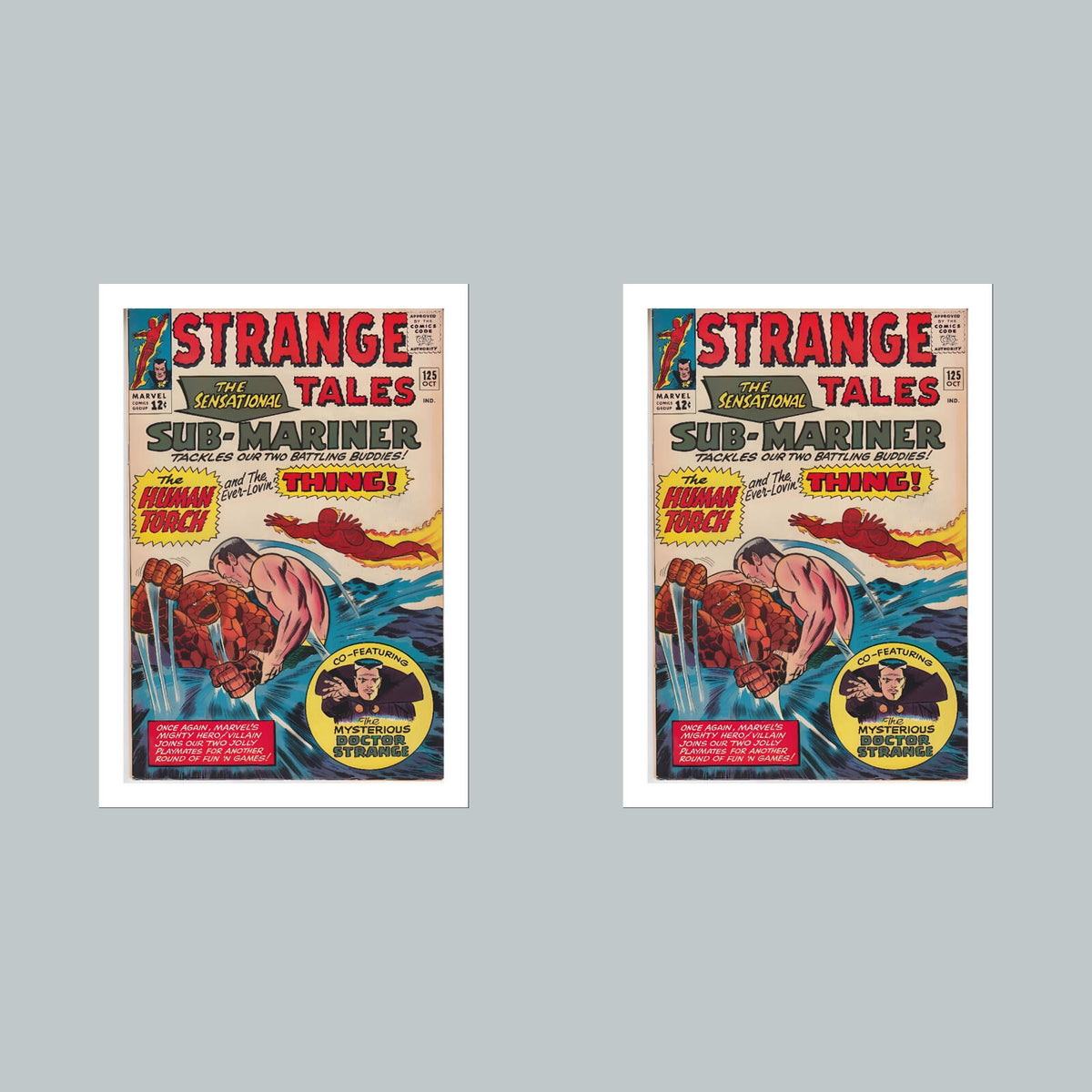 2520 Strange Tales 8x10 Glossy Photo Comic Book CoverFast-Secure Shipping