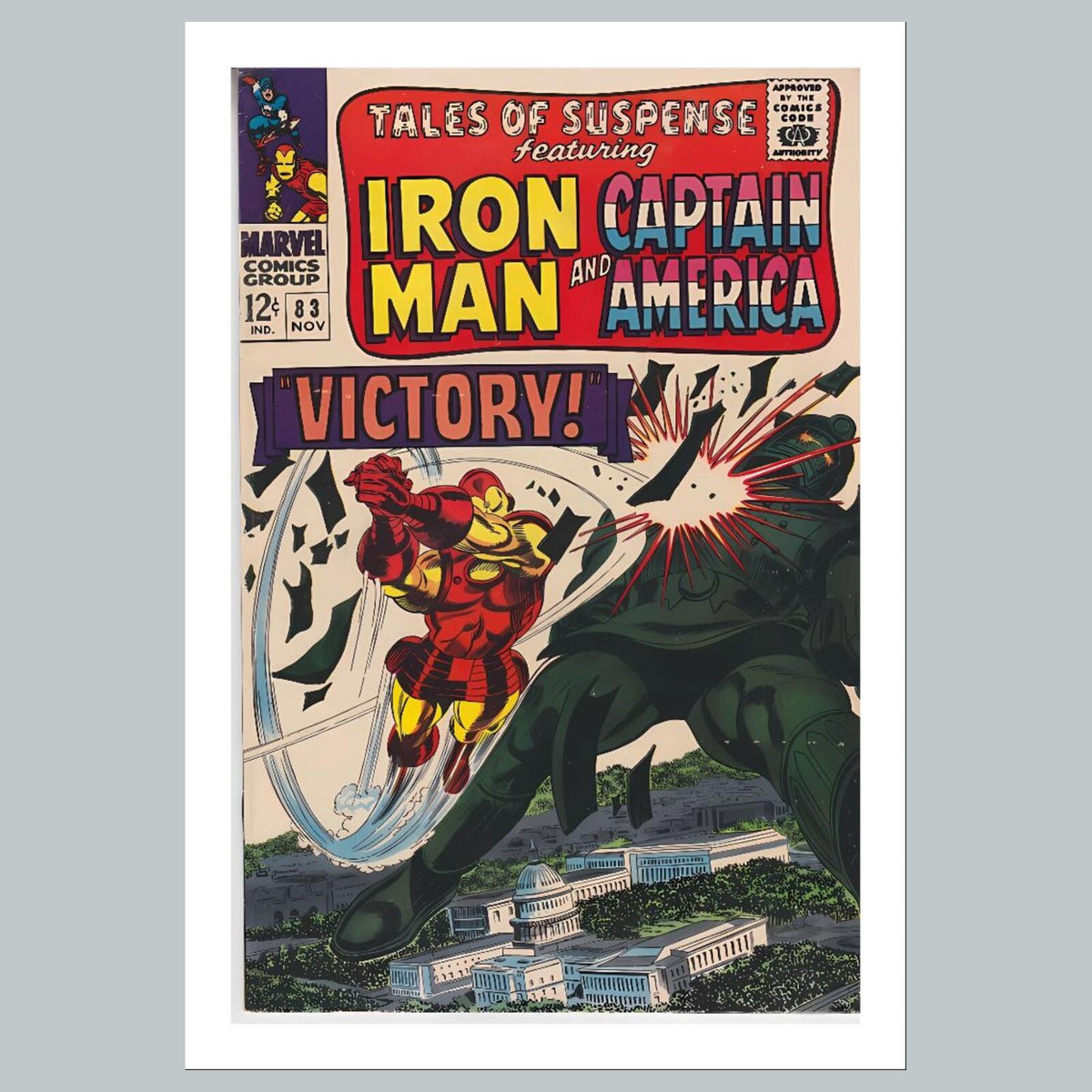 2477 Tales Of Suspense 8x10 Glossy Photo Comic Book CoverFast-Secure Shipping