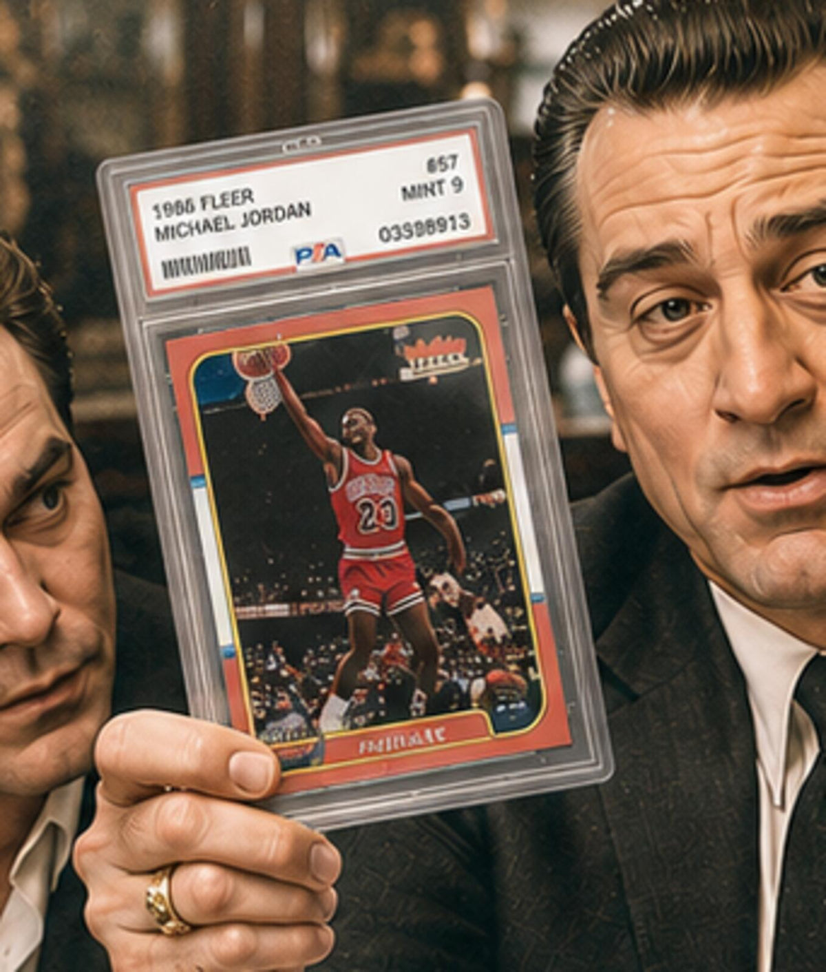 2757 Goodfellas Jordan Rookie Card Classic Entertainment Scenes 8x10 Art Print