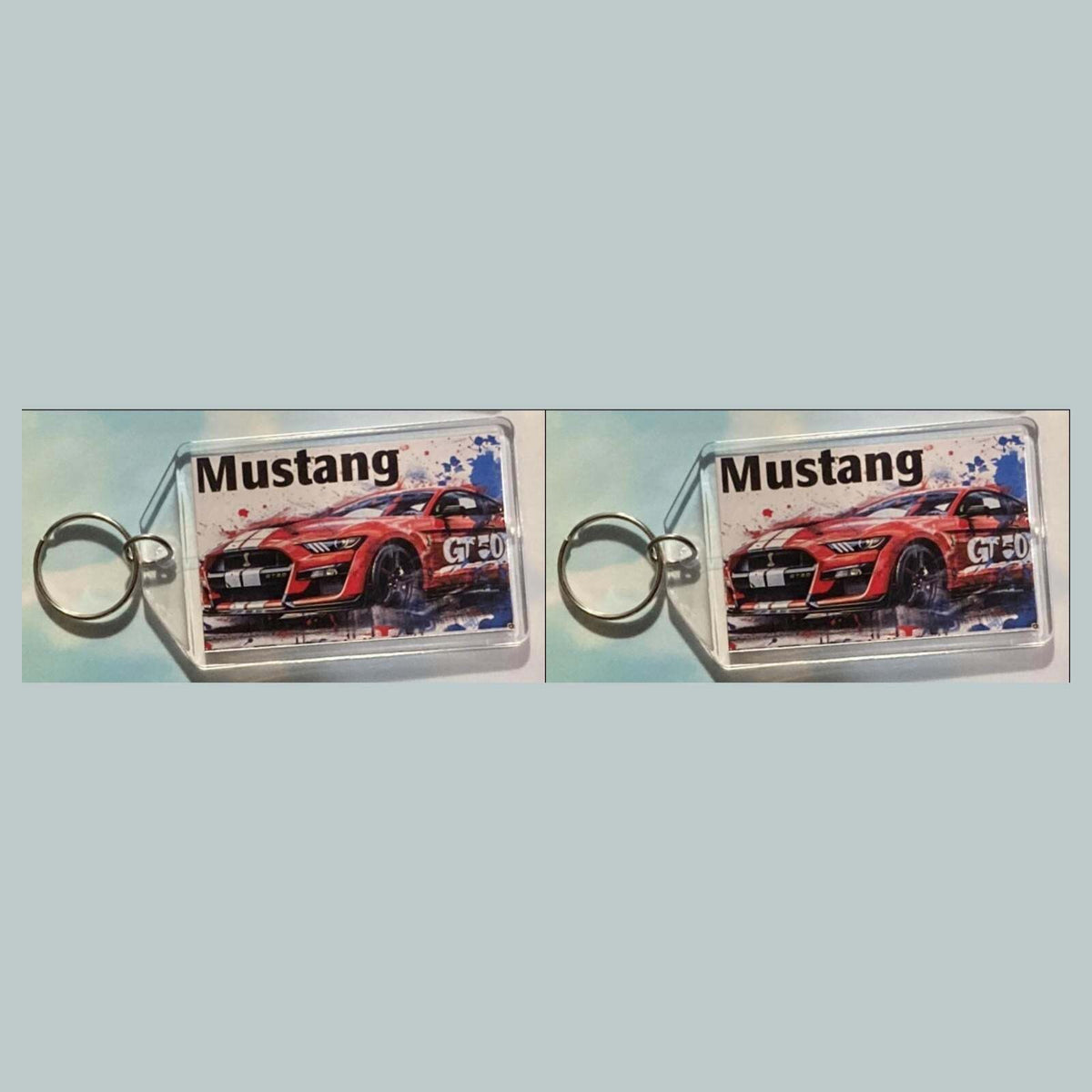 3556 2020 Ford Mustang Shelby GT500 Keychain |Vintage Automobile Photo Keychain MSC KYC