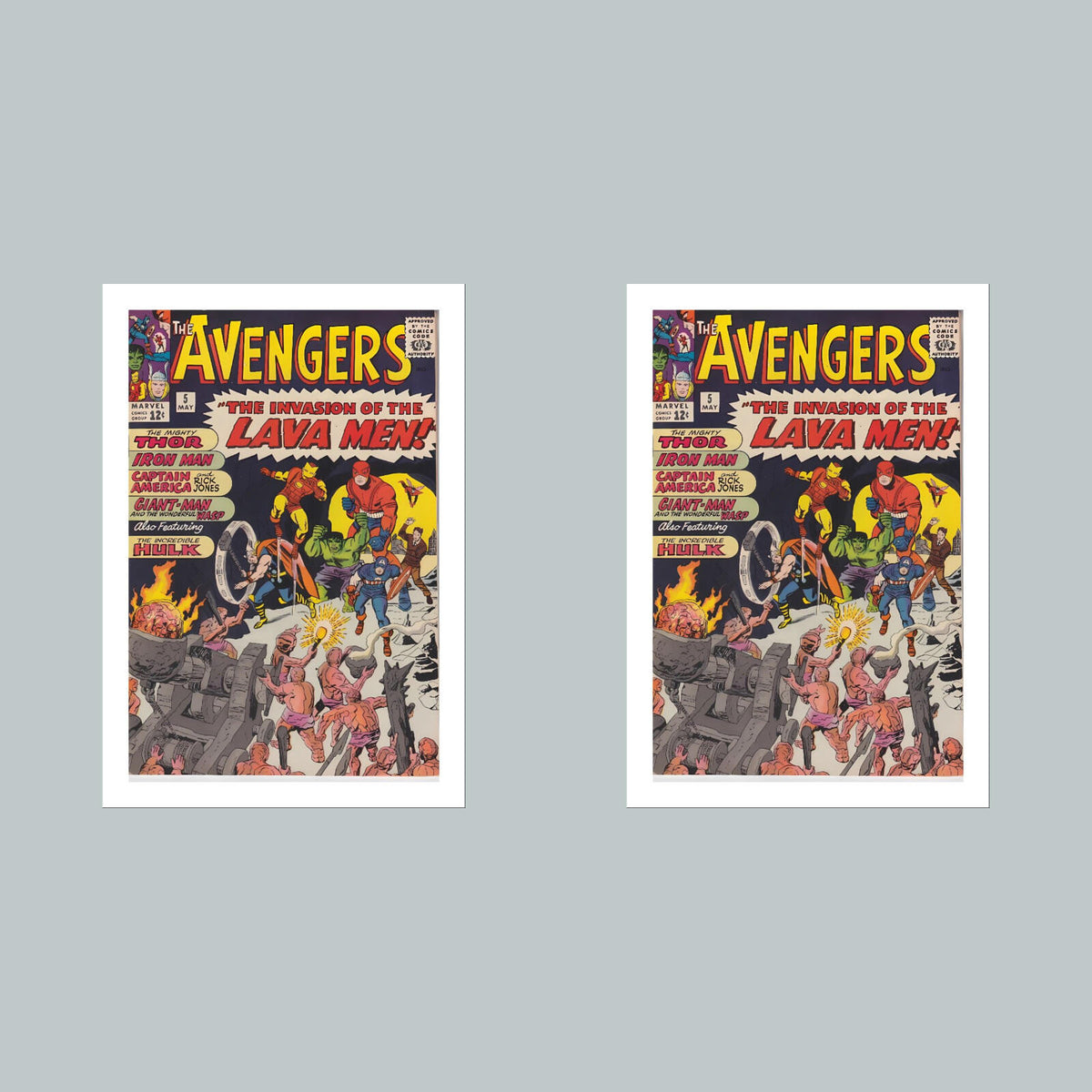 1863 Avengers 8x10 Glossy Photo Comic Book Cover Fast-Secure Shipping