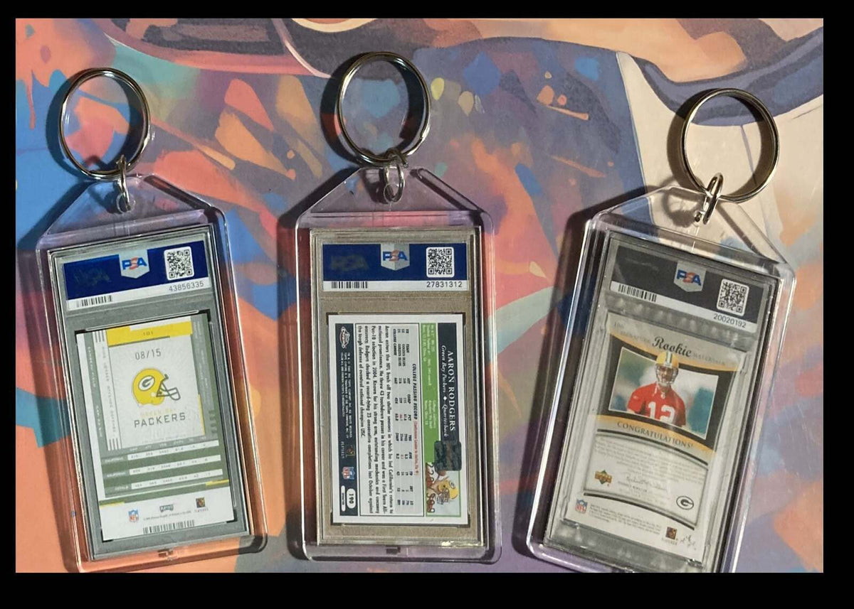 3258 Aaron Rodgers 3 Pack Bundle Keychains