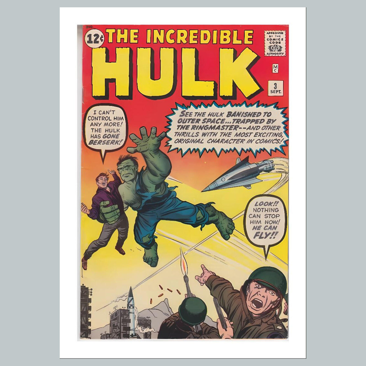 2147 Hulk 8x10 Glossy Photo Comic Book Cover Fast-Secure Shipping
