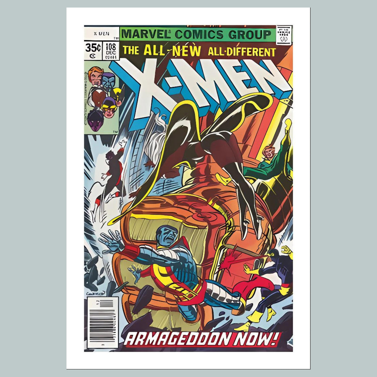 1604 X-Men December 1977 8x10 Glossy Photo Comic Book Cover