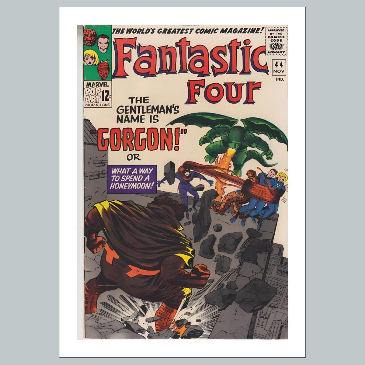 1960 Fantastic Four 8x10 Glossy Photo Comic Book Cover Fast-Secure Shipping