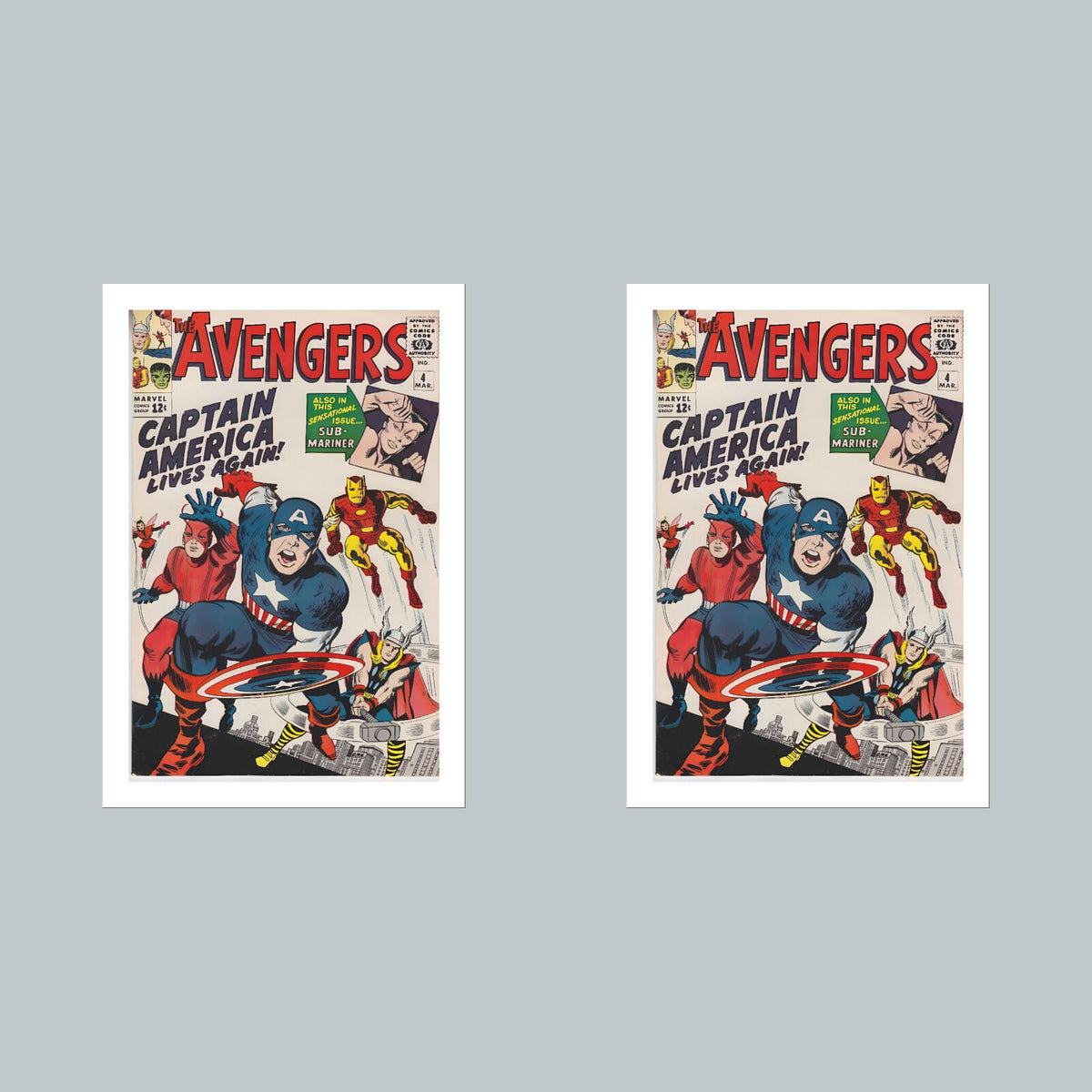 1854 Avengers 8x10 Glossy Photo Comic Book Cover Fast-Secure Shipping