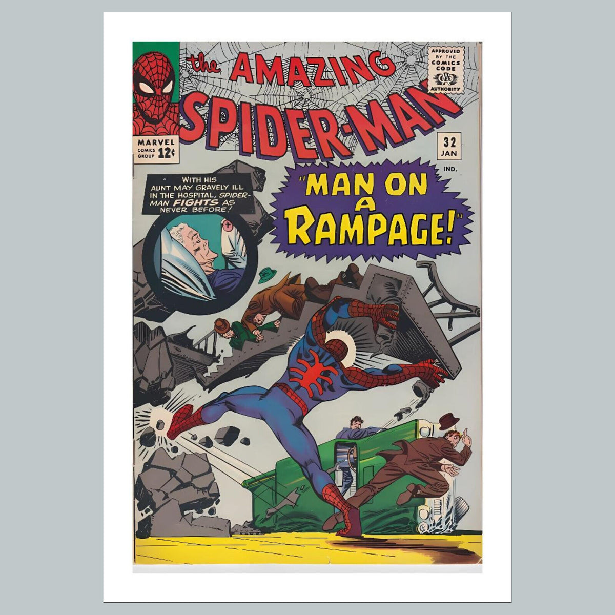 1774 Amazing Spider-Man 8x10 Glossy Photo Comic Book Cover Fast-Secure Shipping