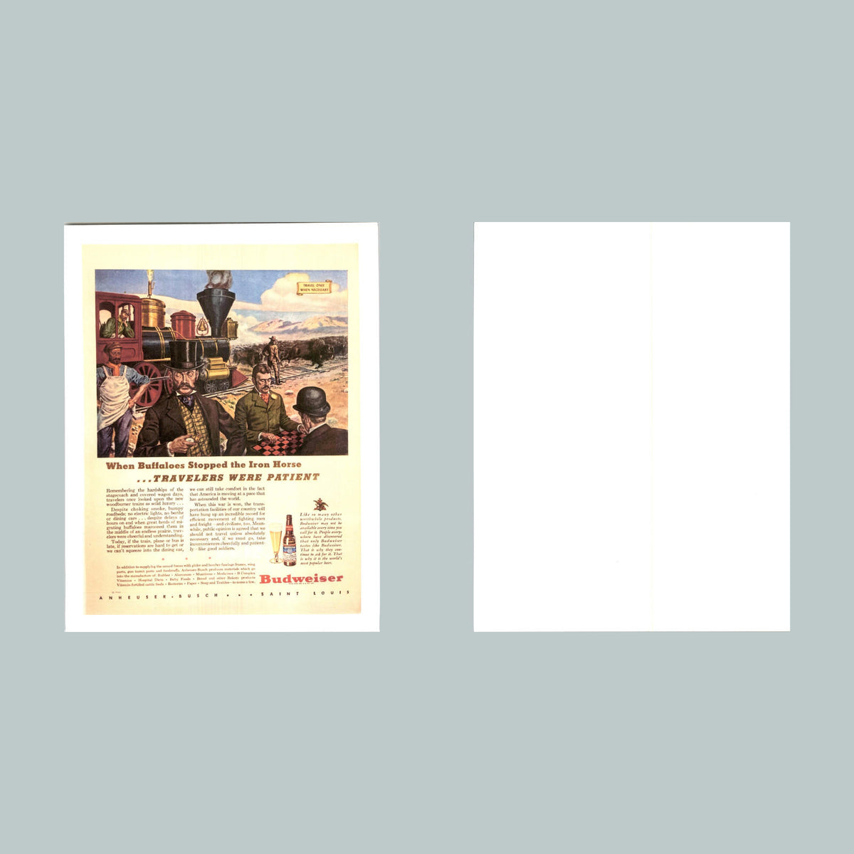 0104 P -8X10 Budweiser Ad Glossy Photo Fast-Secure Shipping