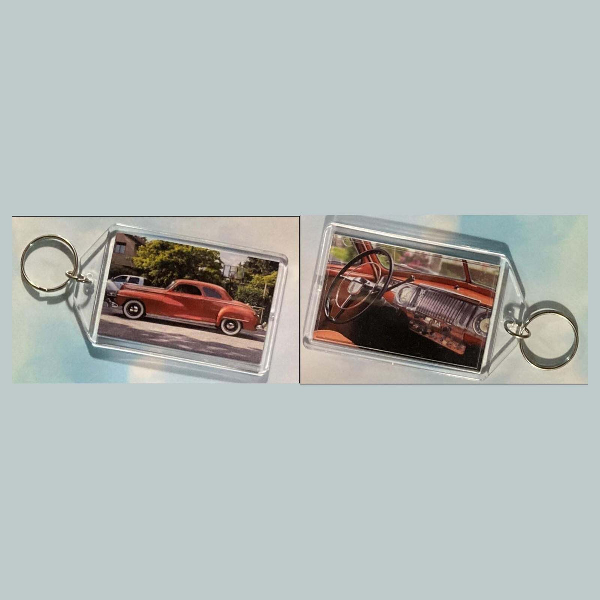 3571 1946 Dodge D24 Club Coupe Acrylic Keychain | Vintage Automobile Keychain