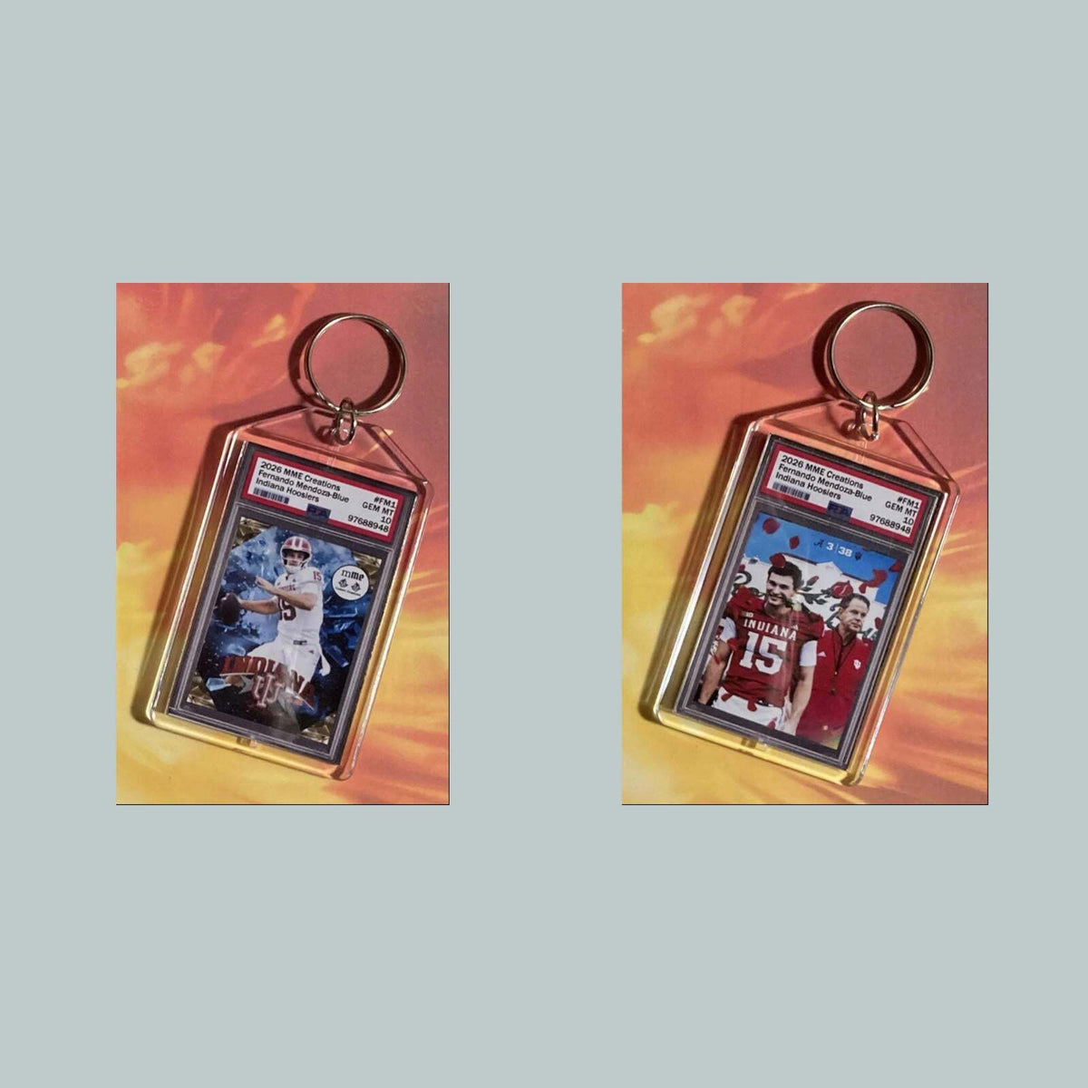 3740 Fernando Mendoza 2026 Nat Championship Mockup Custom Hand Made Keychain