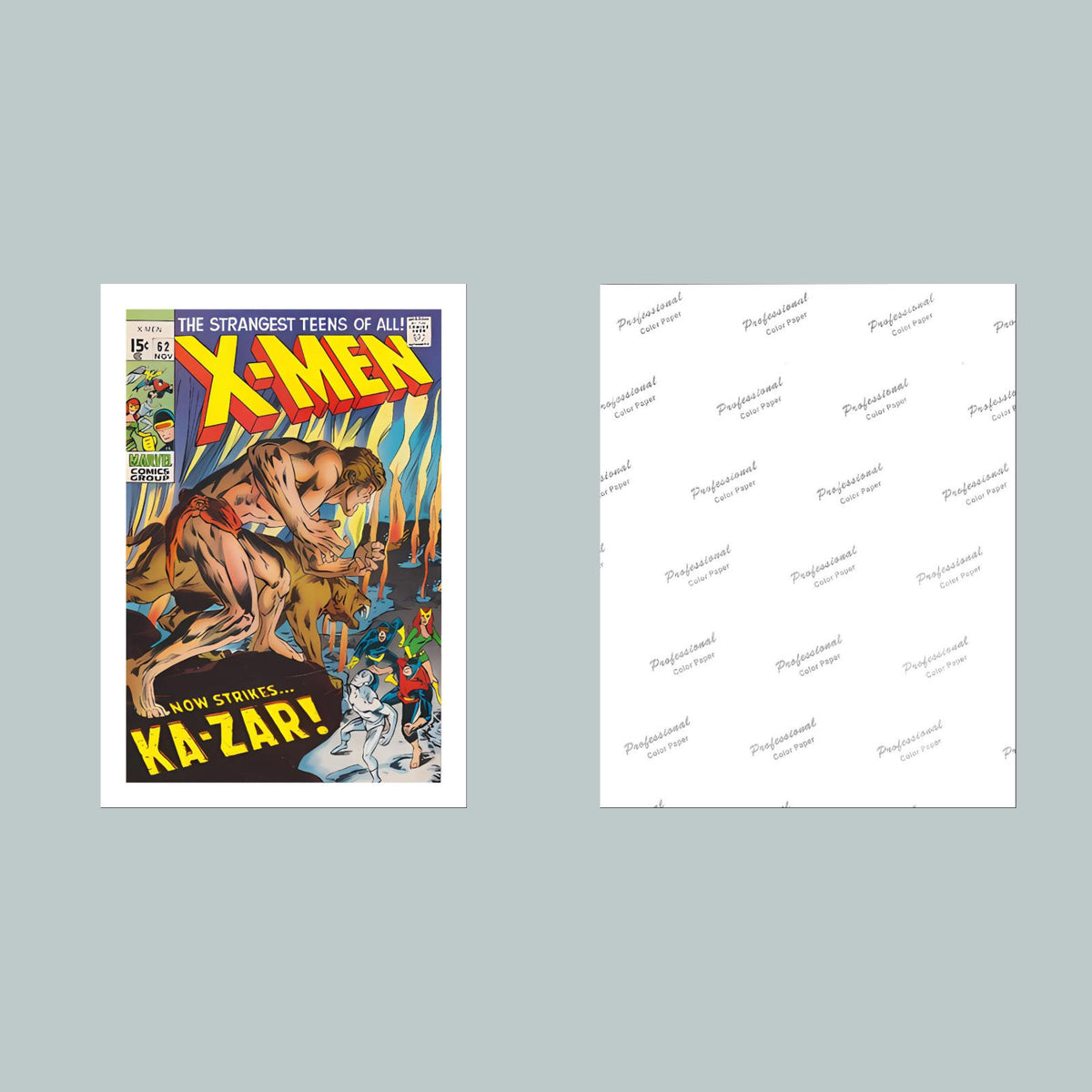 1594 X-Men November 1969 8x10 Glossy Photo Comic Book Cover