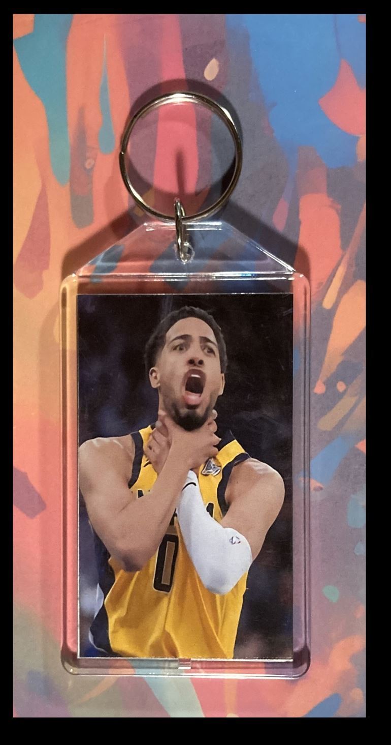 3356 Choke Tyrese Haliburton Custom Hand Made Keychain - Makes A Great Gift