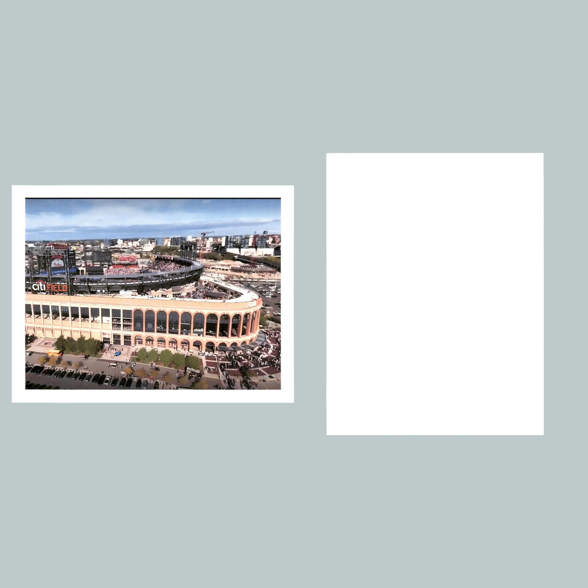 0313 P -8X10 Mets Citifield Wide Drone Shot Glossy Photo Fast Shipping BBL