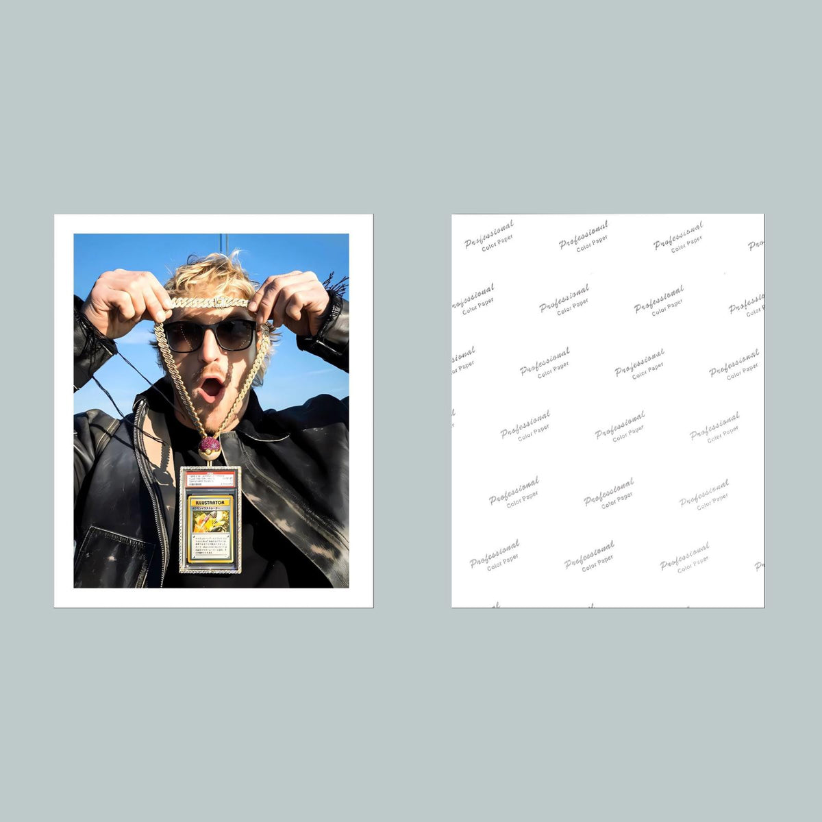 1465 Logan Paul 16 Million Dollar Pokemon 8x10 Glossy Photo - Fast Shipping MS