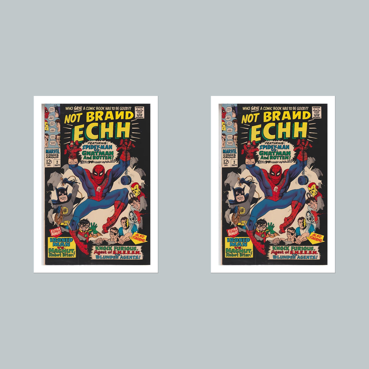 2223 Not Brand Echh 8x10 Glossy Photo Comic Book Cover Fast-Secure Ship