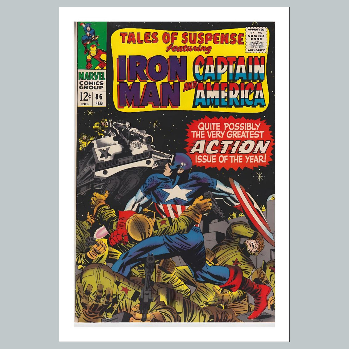 2462 Tales Of Suspense 8x10 Glossy Photo Comic Book CoverFast-Secure Shipping