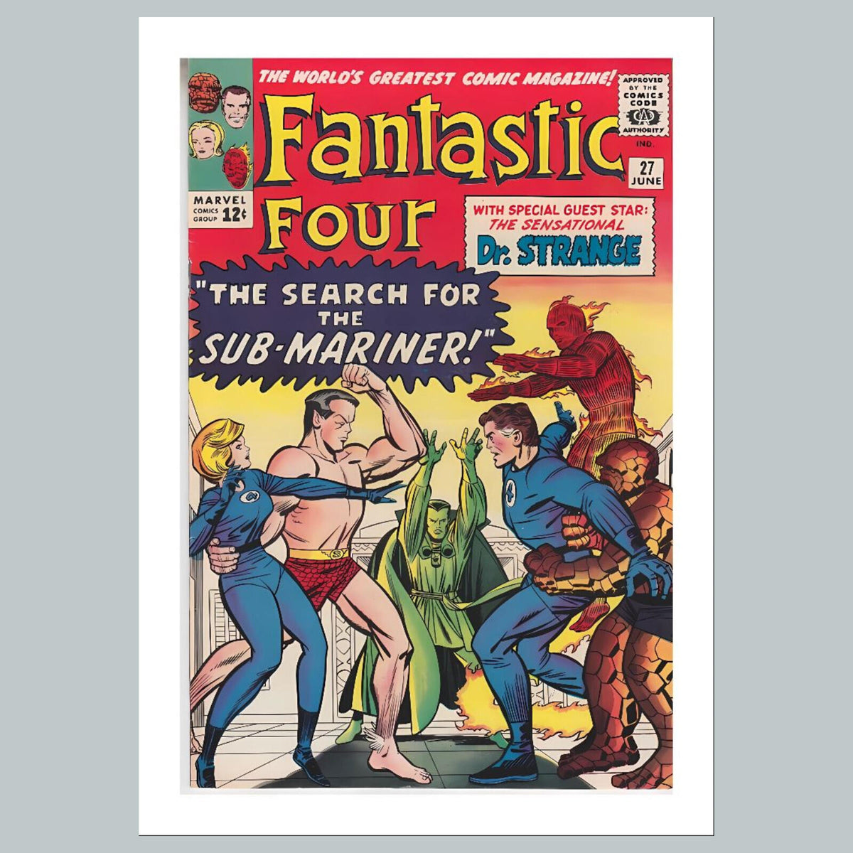 1948 Fantastic Four 8x10 Glossy Photo Comic Book Cover Fast-Secure Shipping