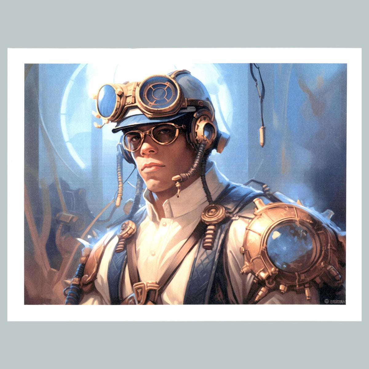 0158 P -8X10 Aaron Judge Steampunk with Helmet Glossy Photo Fast Ship BBL