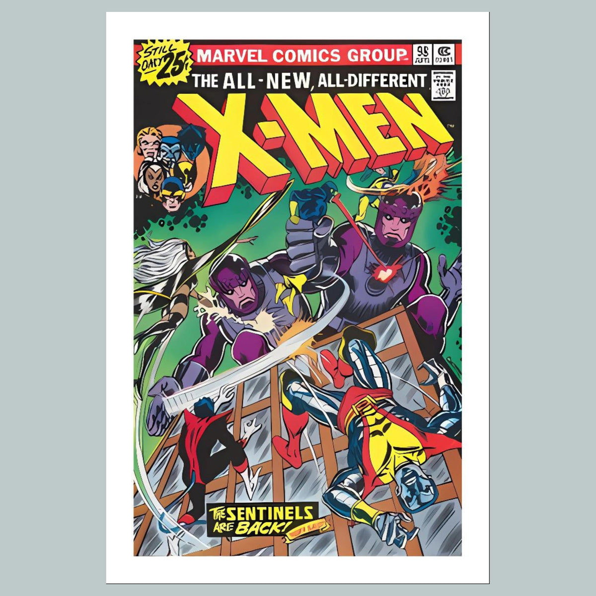 1588 X-Men April 1976 8x10 Glossy Photo Comic Book Cover