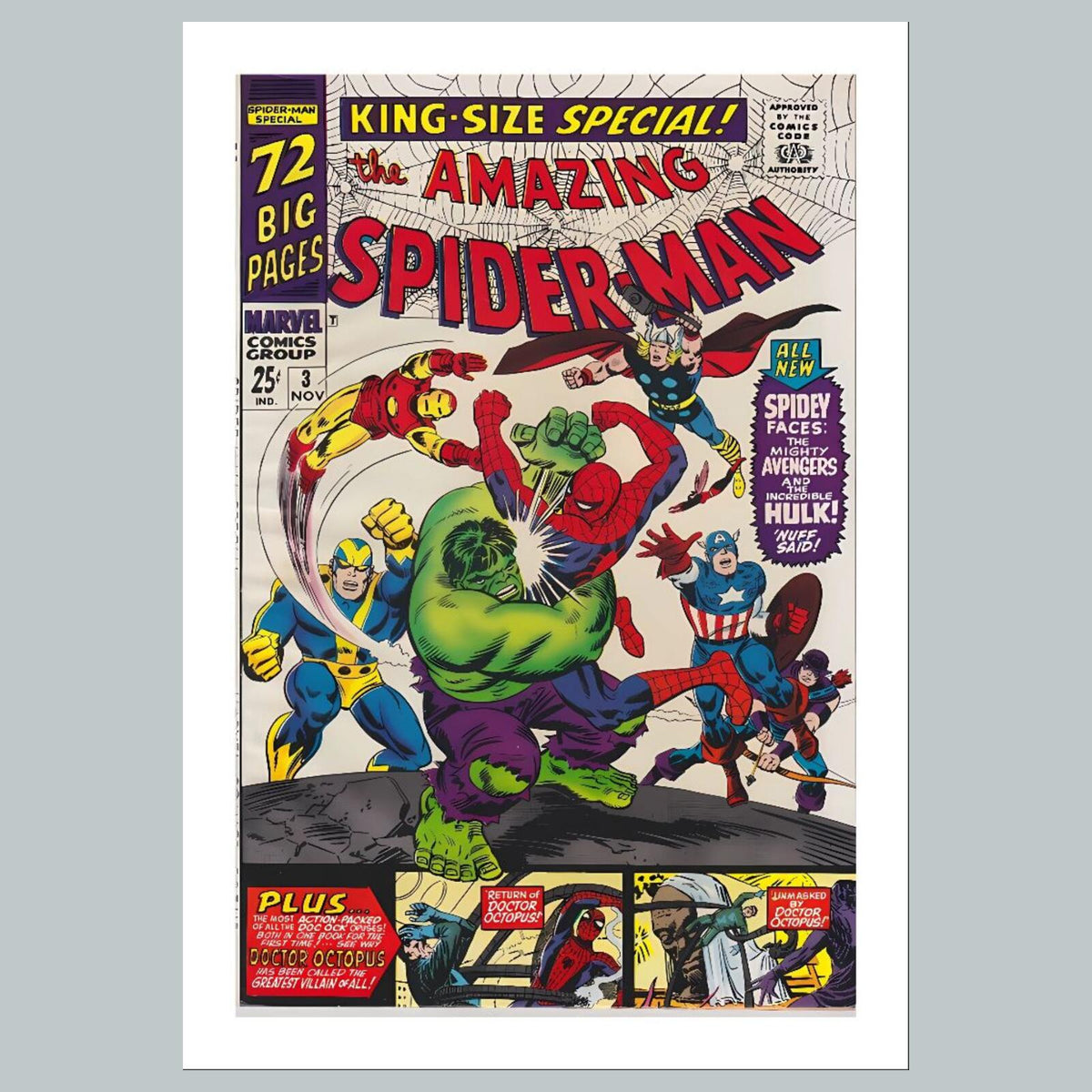 1814 Amazing Spider-Man 8x10 Glossy Photo Comic Book Cover Fast-Secure Shipping