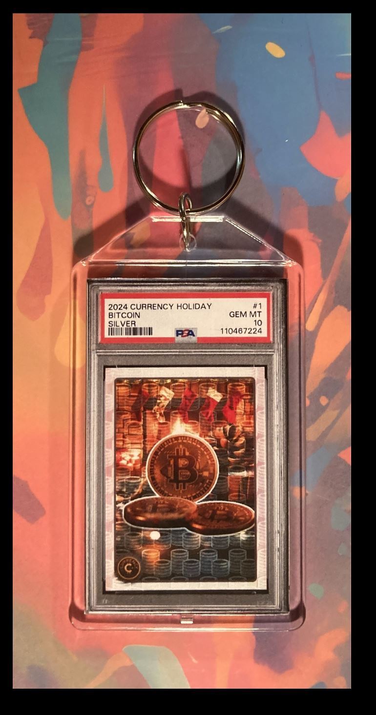 3181 Currency Holiday 2024 Silver - Custom Made Keychain - Makes A Great Gift