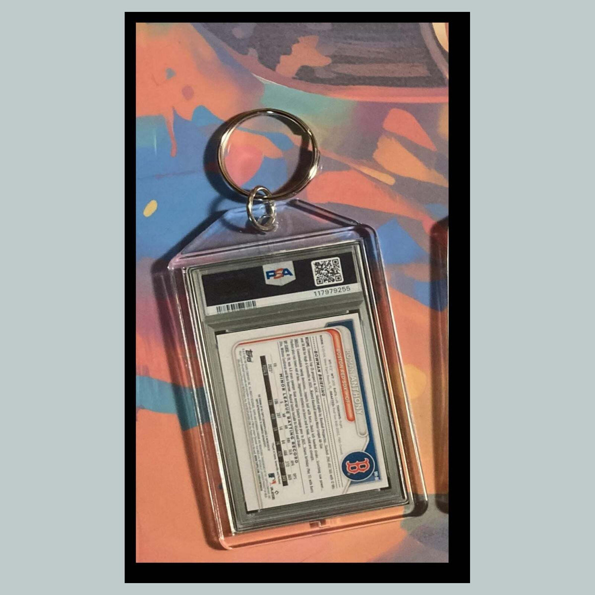 3480 Roman Anthony 2024 Chrome Black Auto Custom Hand Made Keychain A Great Gift