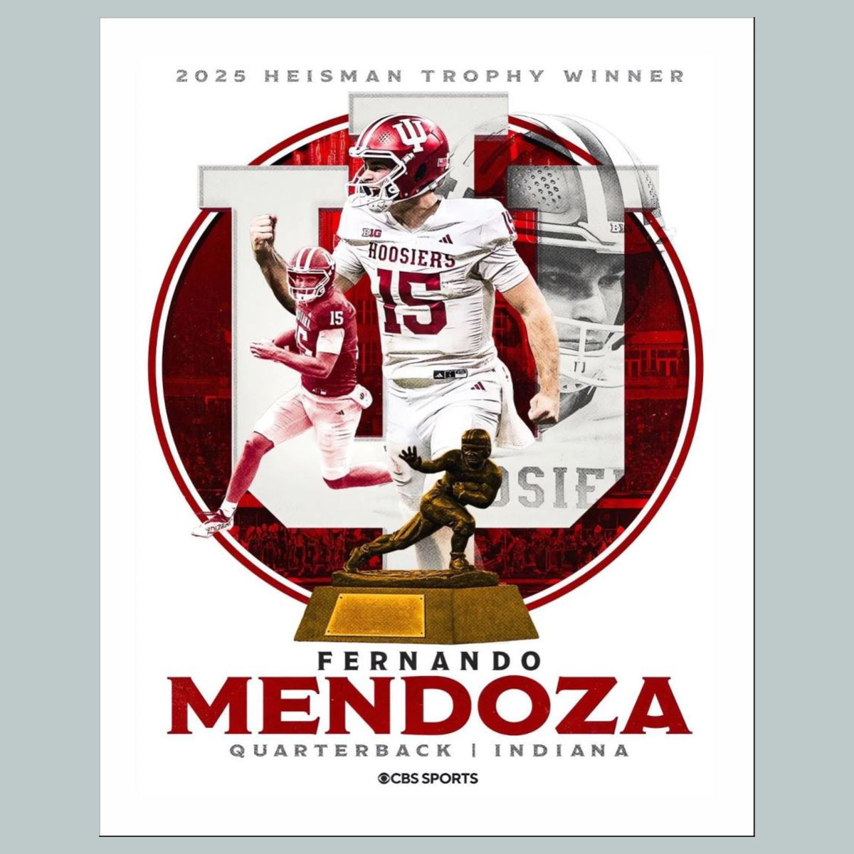 1108 P- 8X10 Fernando Mendoza 8x10 Glossy Photo - Fast-Secure Shipping FBL