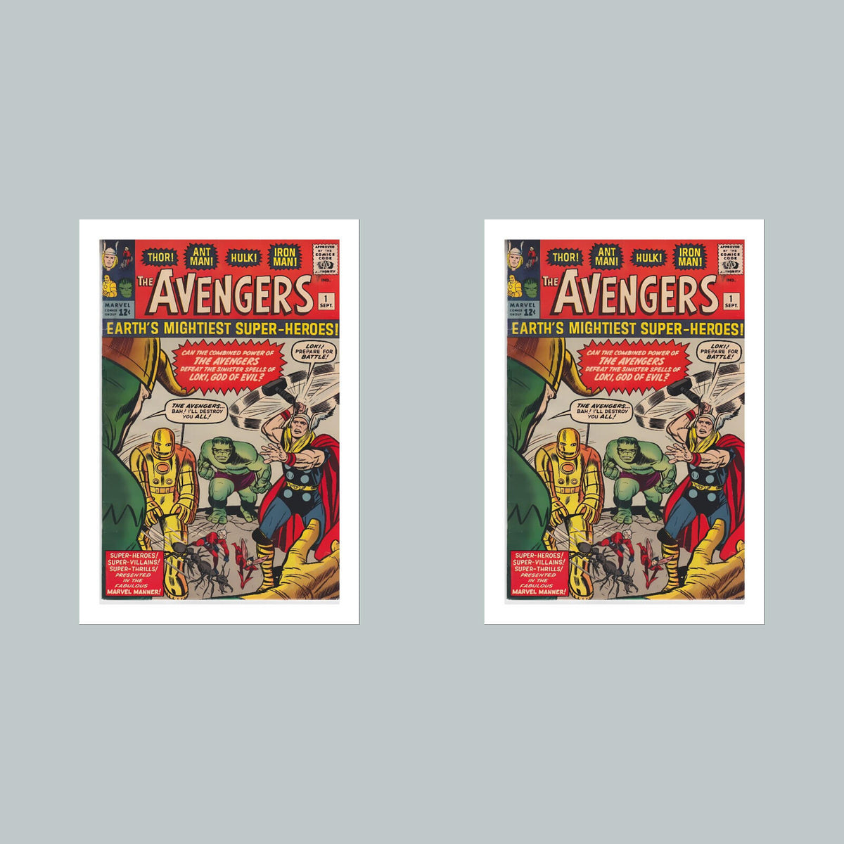1875 Avengers 8x10 Glossy Photo Comic Book Cover Fast-Secure Shipping