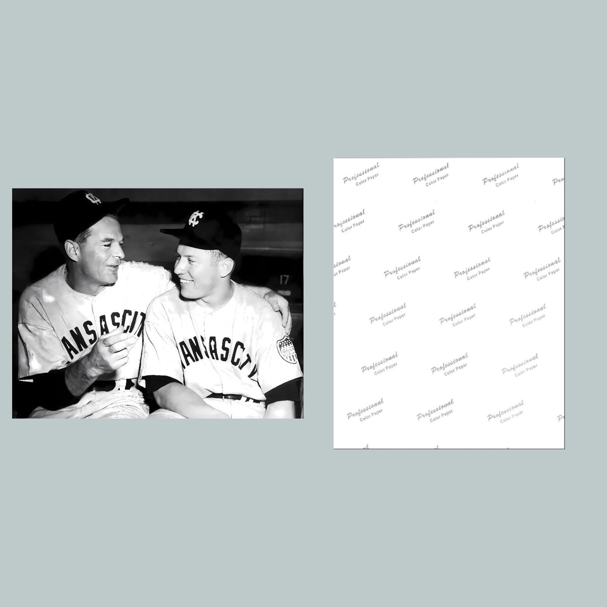 0801 P -8X10 Mickey Mantle Kansas City Glossy Photo Fast-Secure Shipping BBL