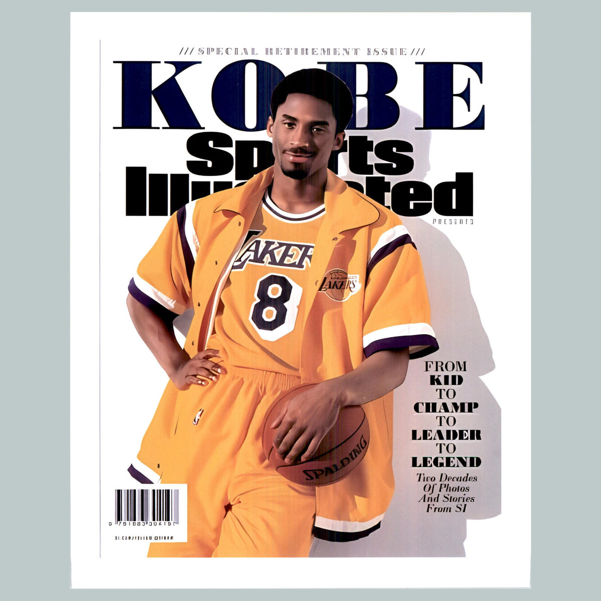 0505 P-8X10 Kobe SI Cover Glossy Photo Fast-Secure Shipping BKL