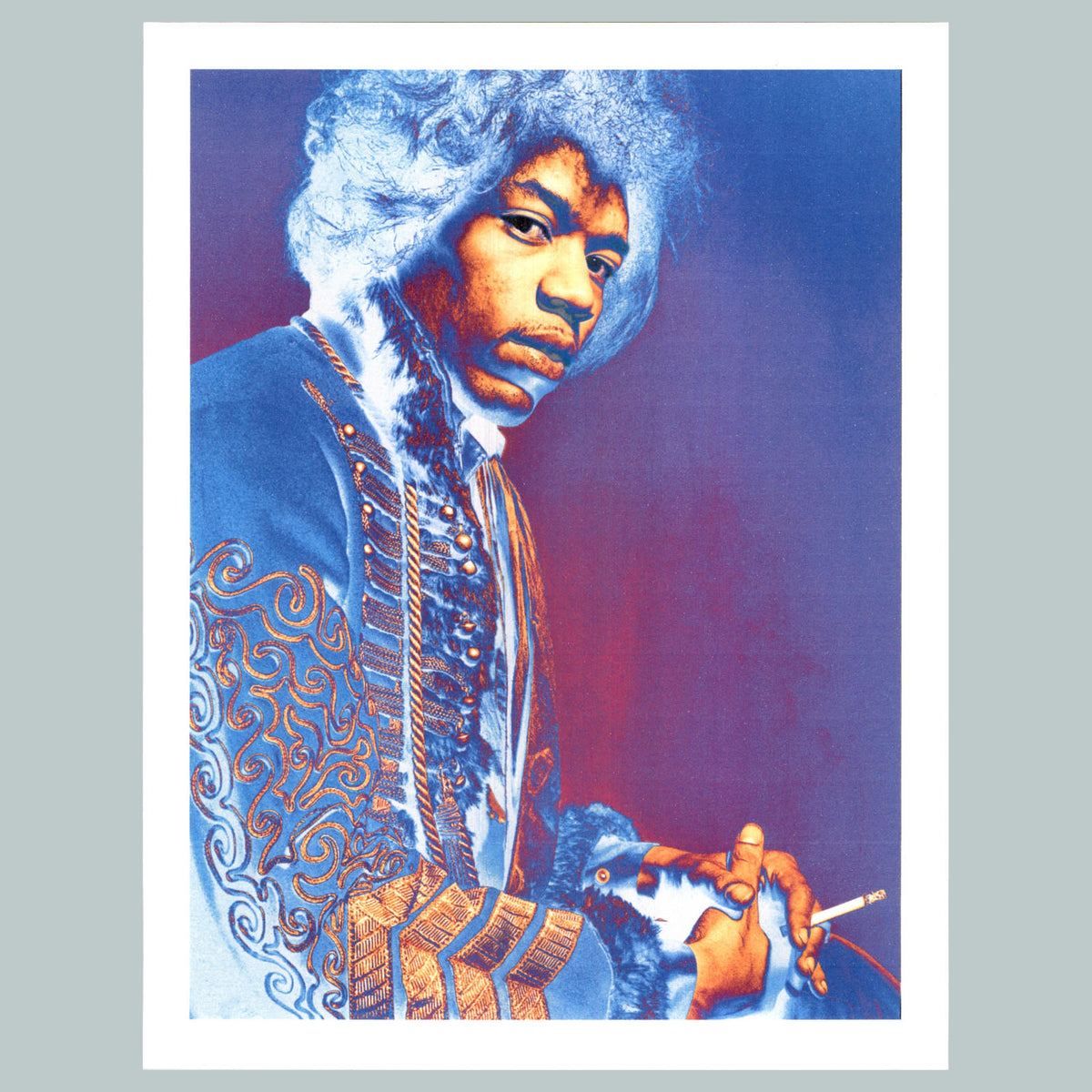 0060 P -8X10 Jimi Hendrix Prism Glossy Photo Fast-Secure Shipping