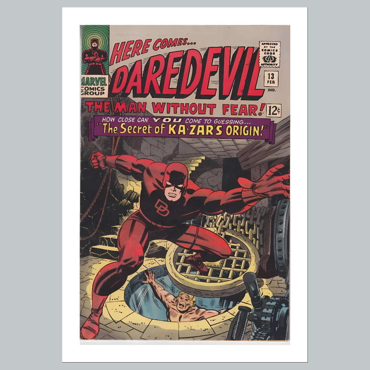 2002 Daredevil 8x10 Glossy Photo Comic Book Cover Fast-Secure Shipping