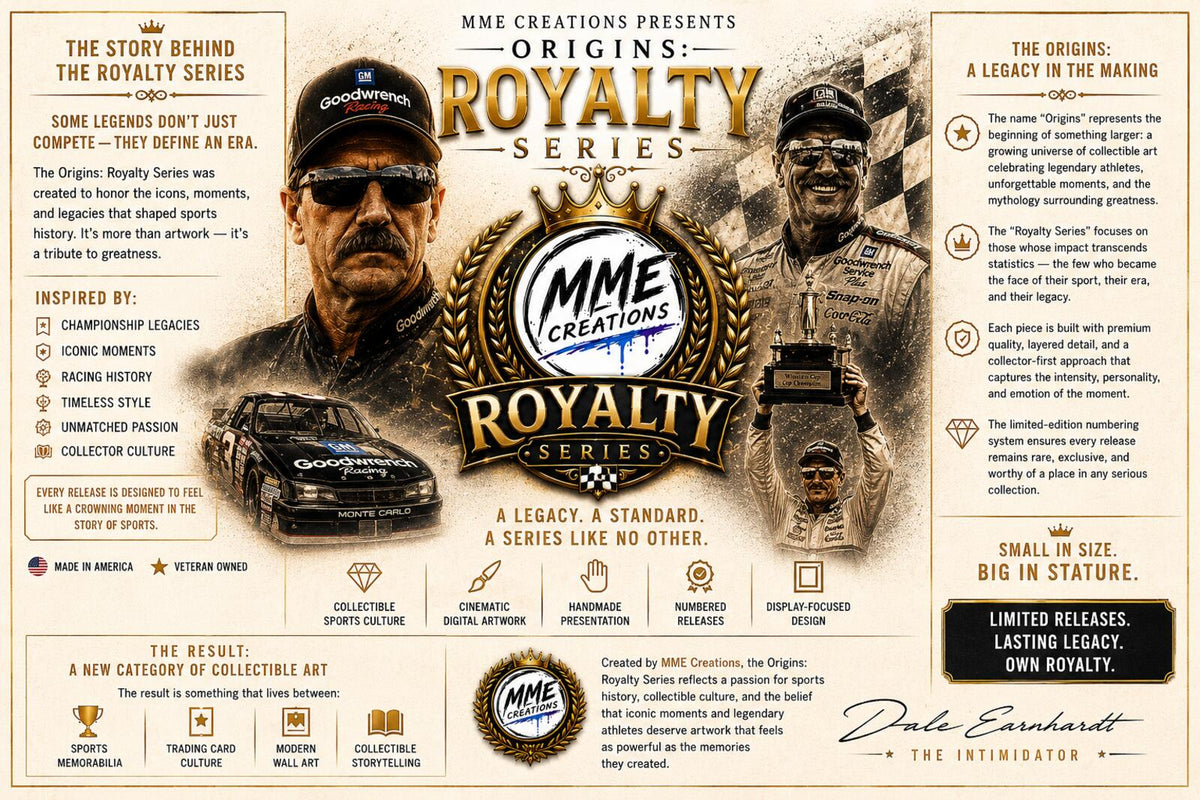 2634 Dale Earnhardt Zoom Art | Royalty Series Matched Number Set Limited to /25