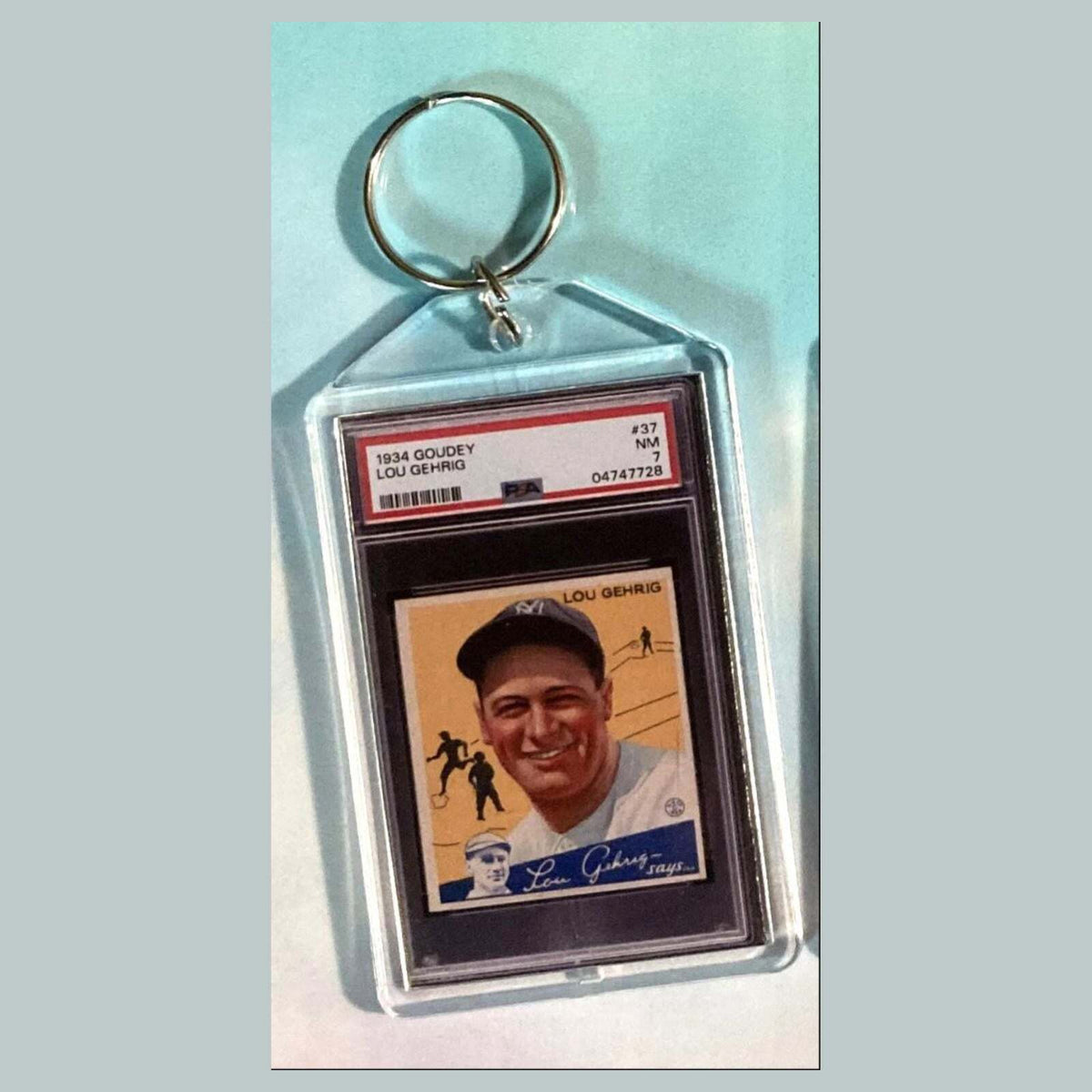 3626 Lou Gehrig 1934 Goudey Custom Hand Made Keychain