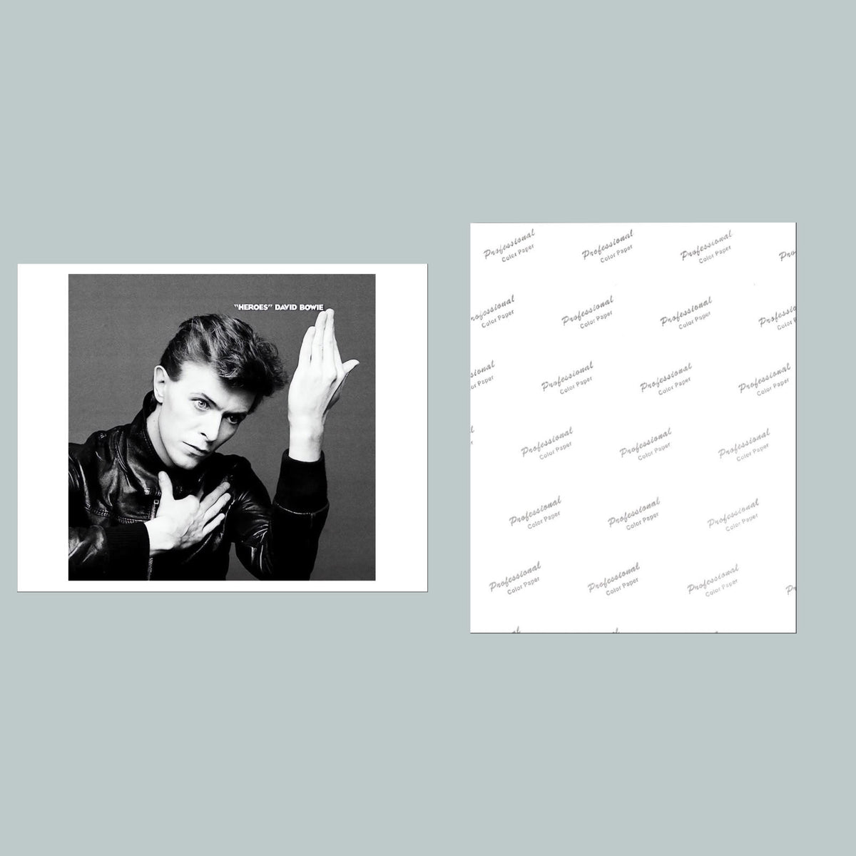 0939 P David Bowie: Heroes 1977 8x10 Glossy Photo Album Cover MS