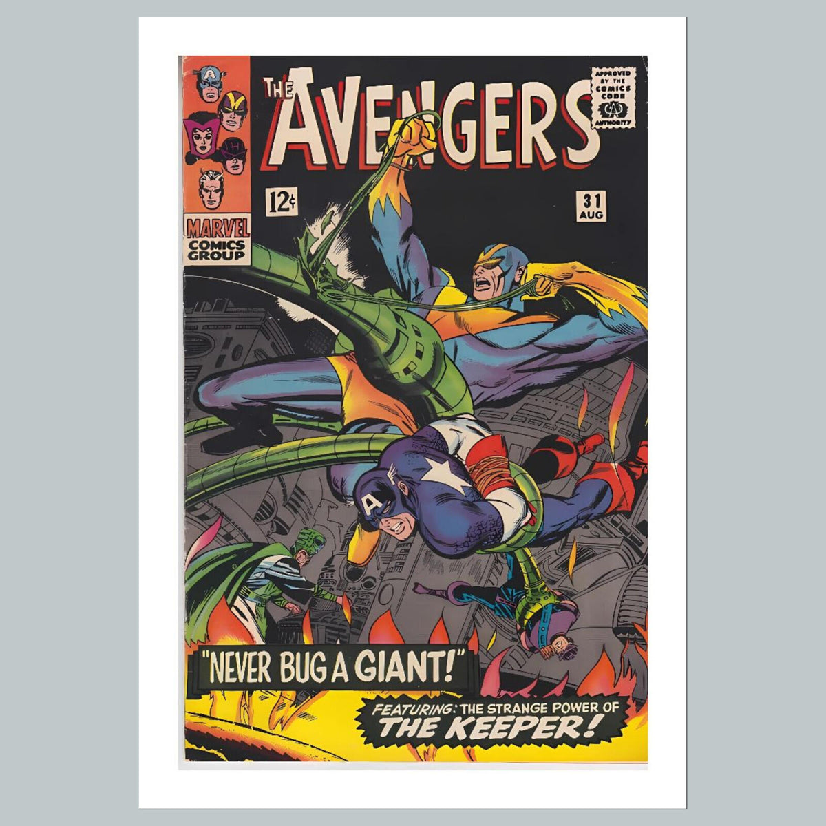 1870 Avengers 8x10 Glossy Photo Comic Book Cover Fast-Secure Shipping
