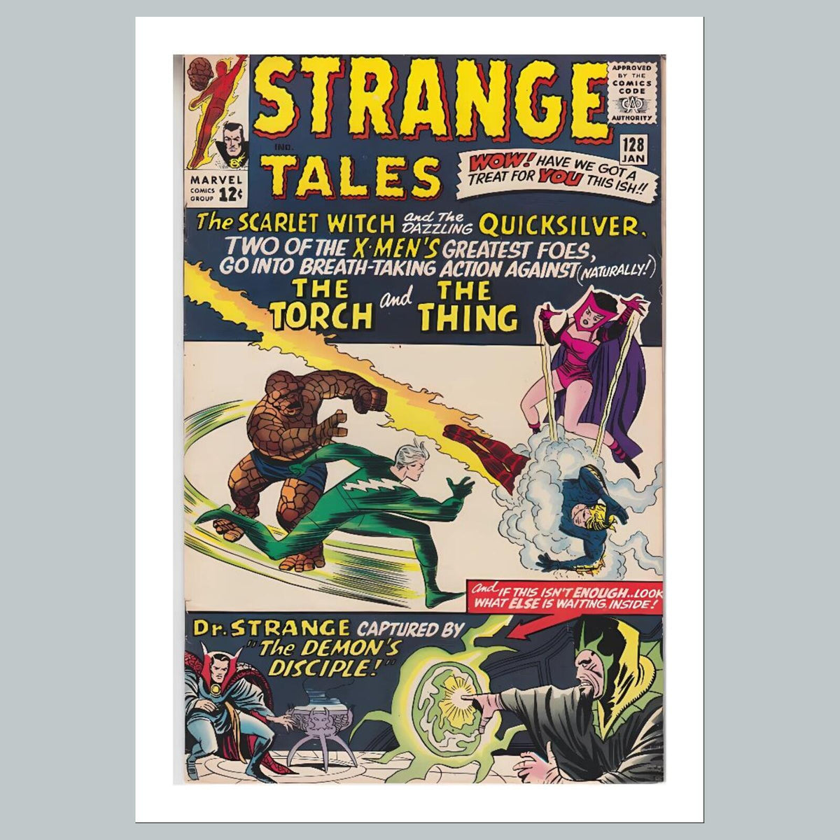 2523 Strange Tales 8x10 Glossy Photo Comic Book CoverFast-Secure Shipping