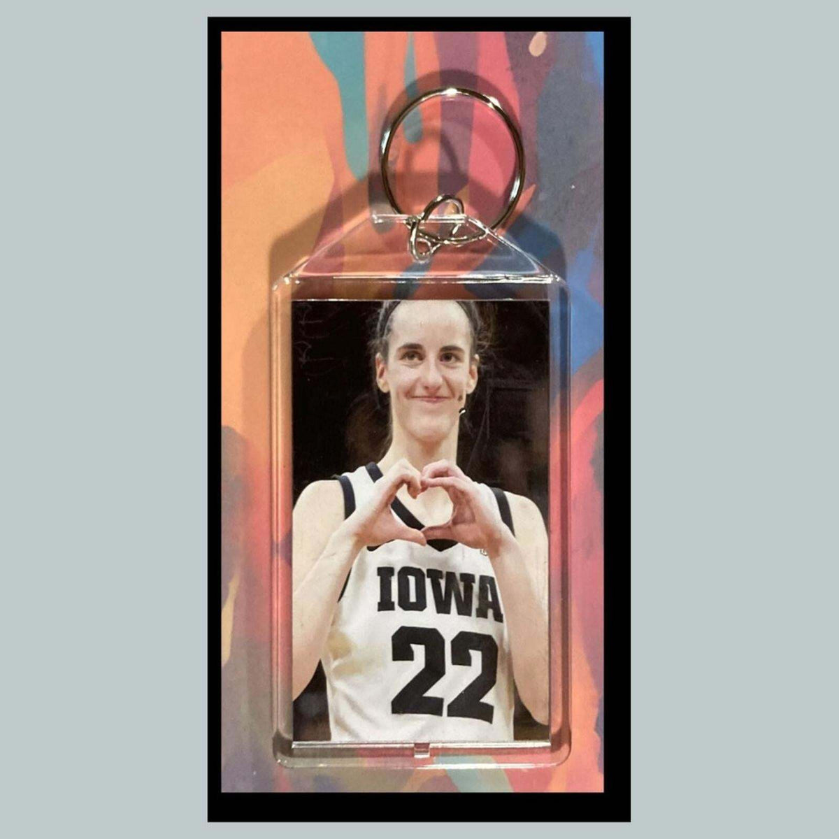 3311 Caitlin Clark Custom Hand Made Keychain - Makes A Great Gift