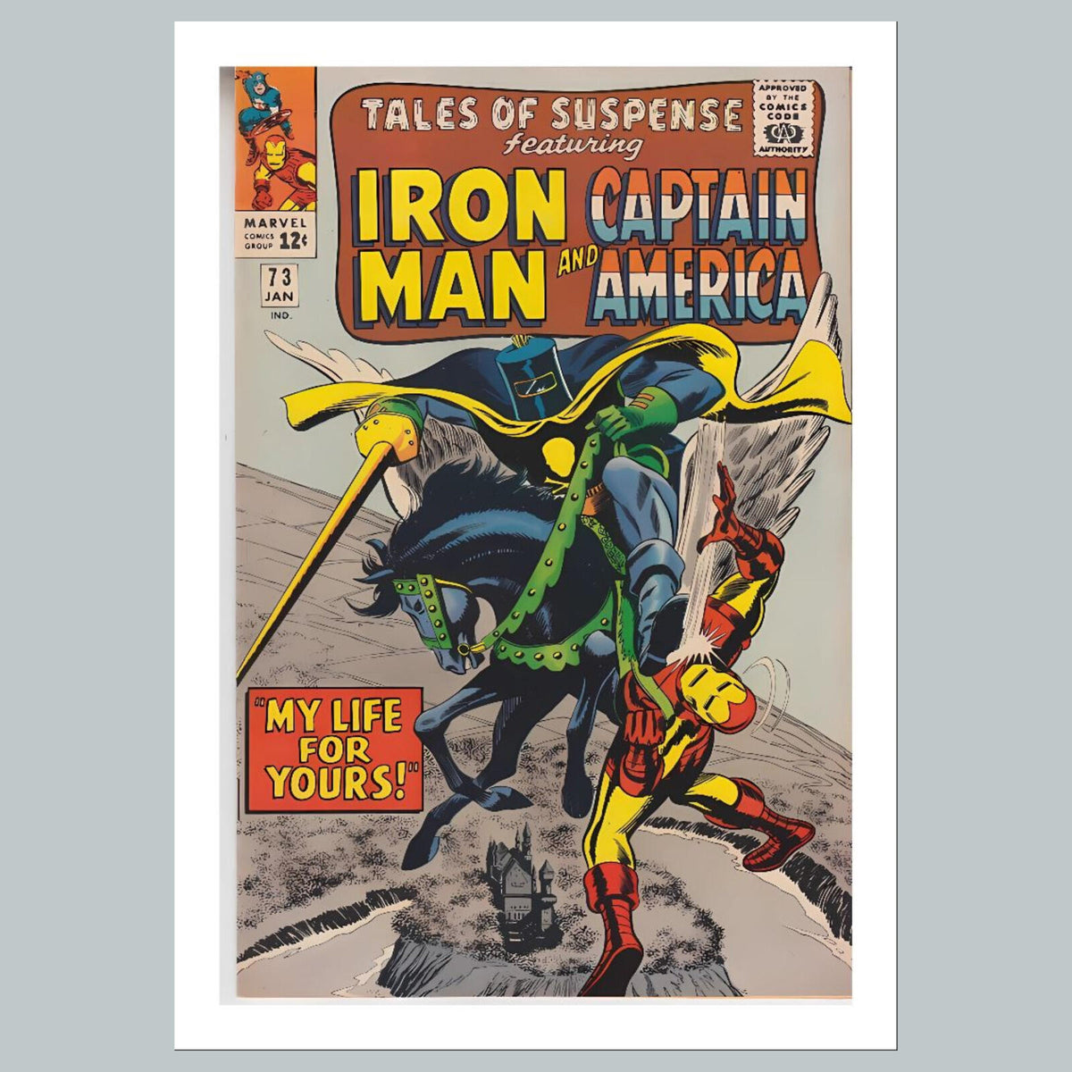 2439 Tales Of Suspense 8x10 Glossy Photo Comic Book Cover Fast-Secure Shipping