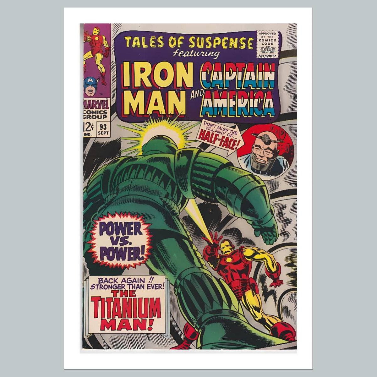 2461 Tales Of Suspense 8x10 Glossy Photo Comic Book CoverFast-Secure Shipping