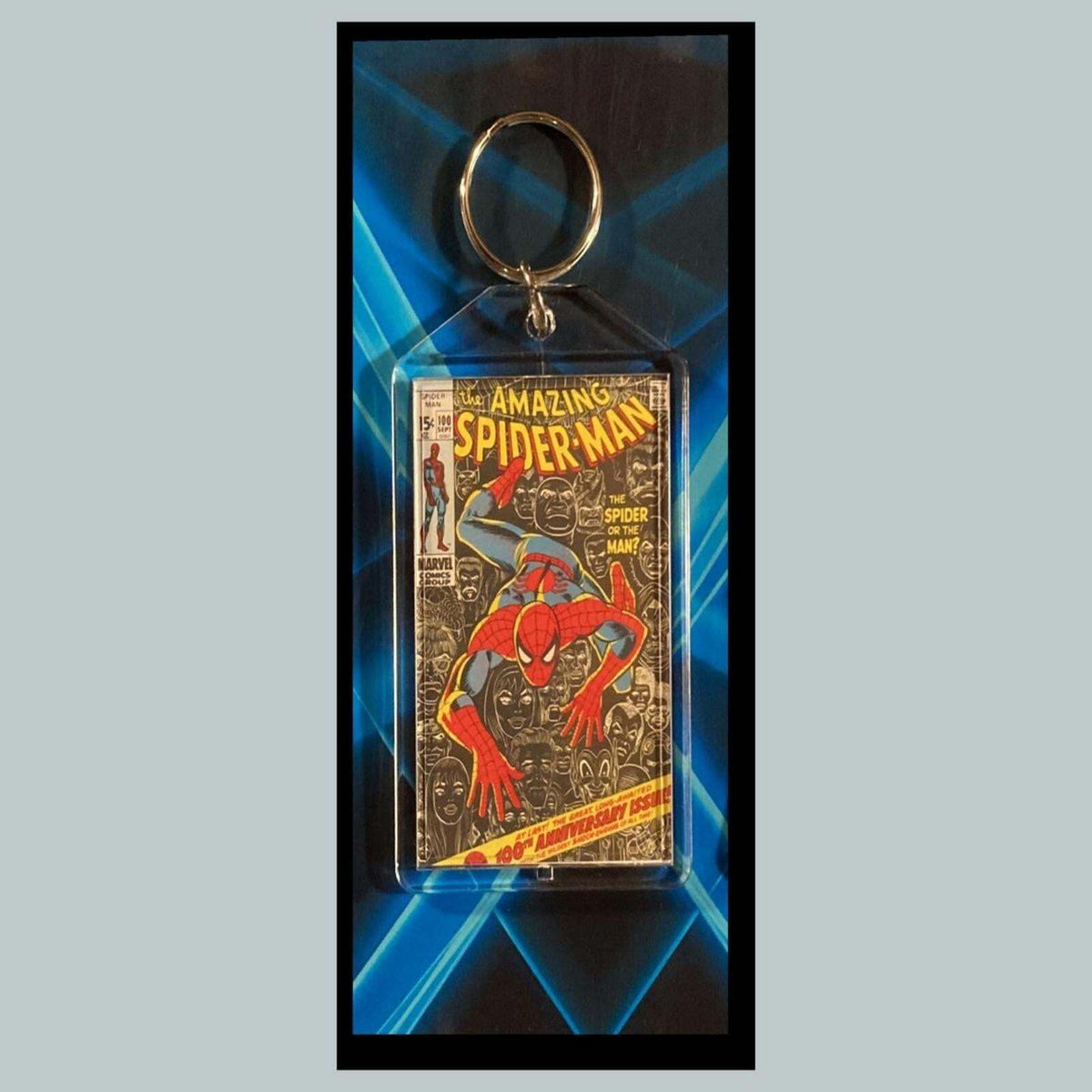 3396 Spider Man Feb 1974 Classic The Punisher Custom Novelty Keychain