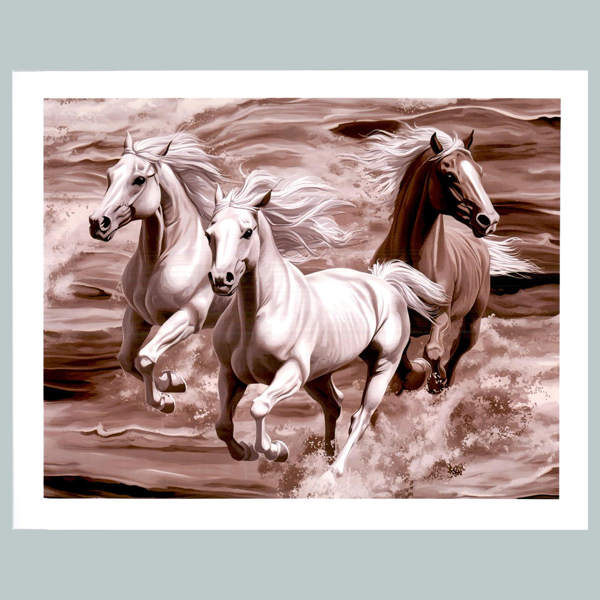 0510 P-8X10 Wild Horses Glossy Photo Fast-Secure Shipping MS
