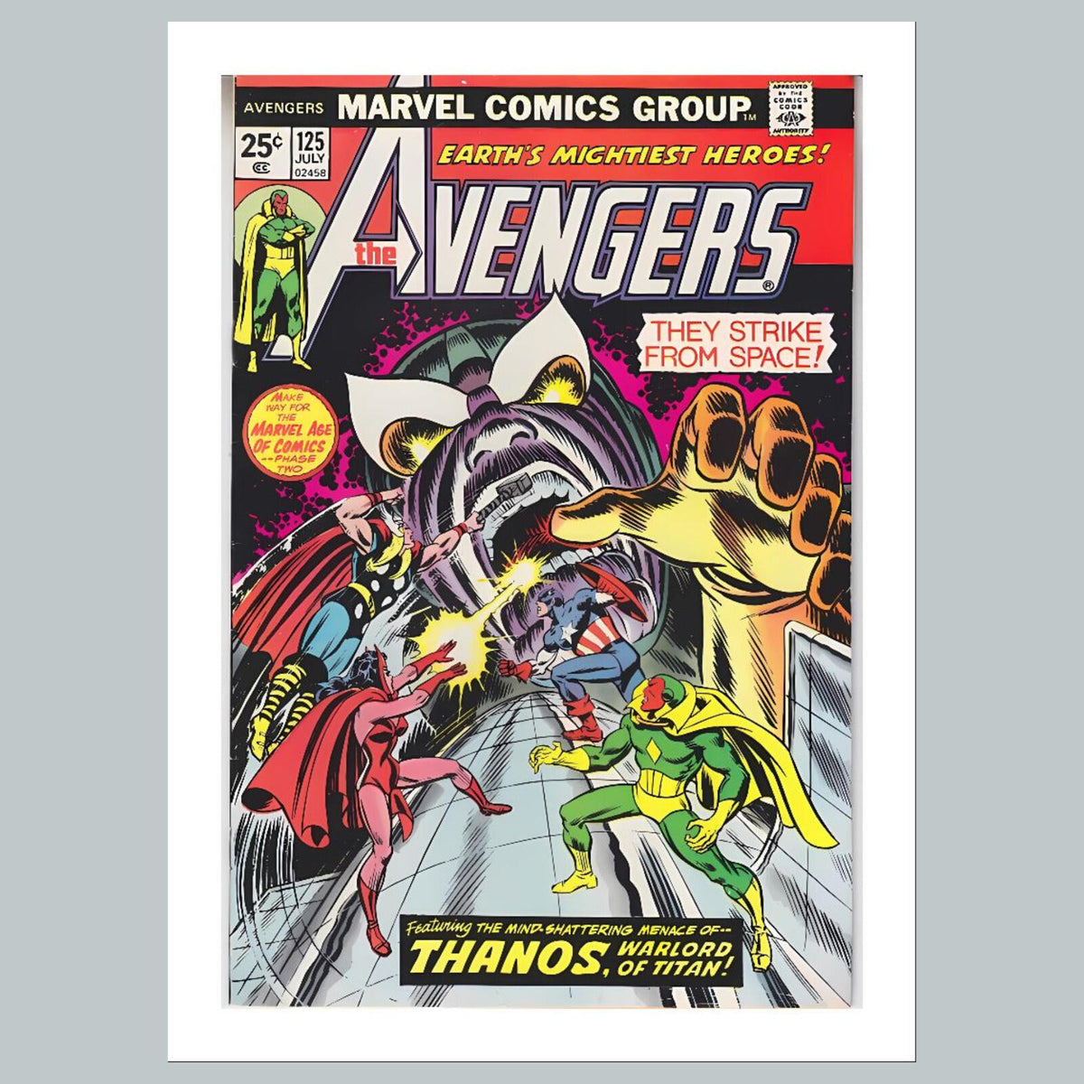 1893 Avengers 8x10 Glossy Photo Comic Book Cover Fast-Secure Shipping