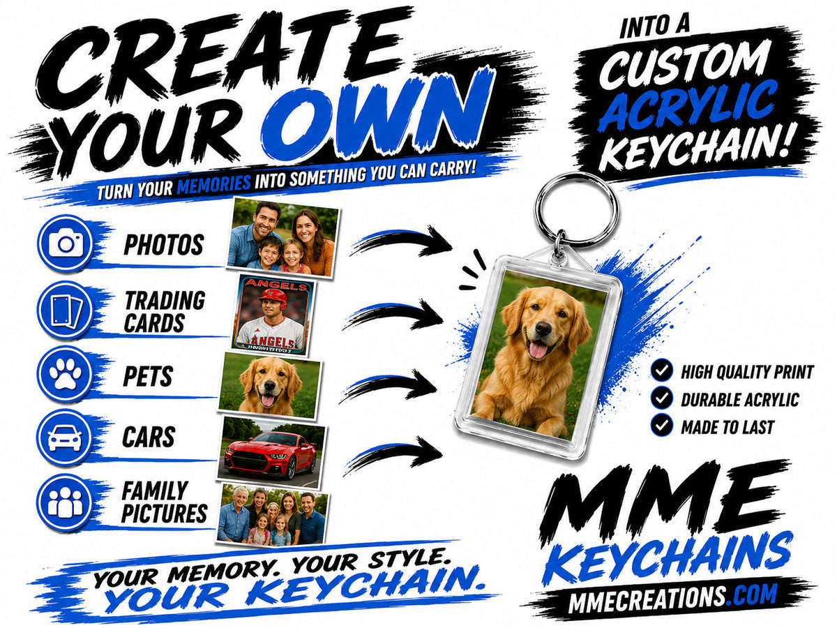3518 Shohei Ohtani 50-50 Record 2025 Topps Now Custom Made Keychain - Great Gift