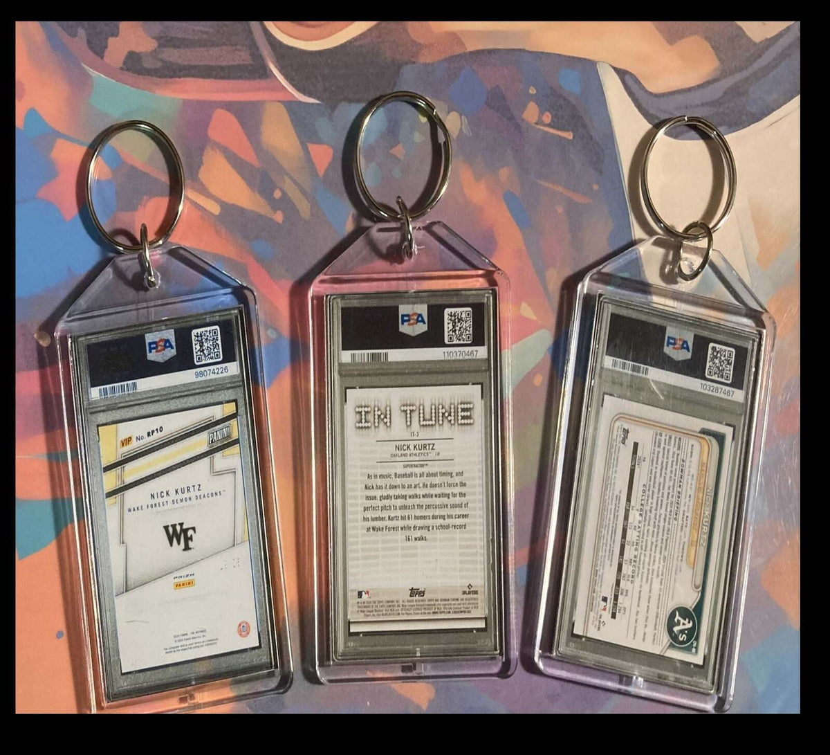 3227 Nick Kurtz 3 Pack Bundle Keychains